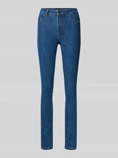 Jeansy o kroju skinny fit z mieszanki bawełny model ‘DEA’ - Spodnie damskie - miniaturka - grafika 1