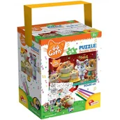 Puzzle - Lisciani Puzzle z rączką mini 24 44 Koty - miniaturka - grafika 1