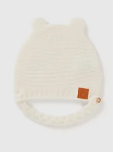 Benetton Czapka w kolorze kremowym - Czapeczki dla niemowląt - miniaturka - grafika 1