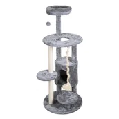 Drapaki dla kotów - Drapak dla kota 48 x 48 x 112 cm szary - miniaturka - grafika 1