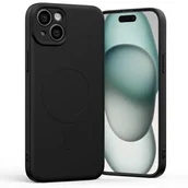 Etui i futerały do telefonów - Mercury MagSafe Semi-Silicone iPhone 15 Plus / 14 Plus 6,7" czarny/black - miniaturka - grafika 1
