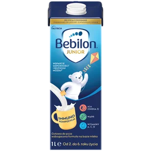 Bebilon Junior do picia, wzbogacona formuła na bazie mleka dla dzieci 2-6 lat, 1 l - Mleko modyfikowane - miniaturka - grafika 1