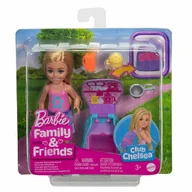 Lalki dla dziewczynek - Barbie FamilyFriends Klub Chelsea Jbf46 - miniaturka - grafika 1