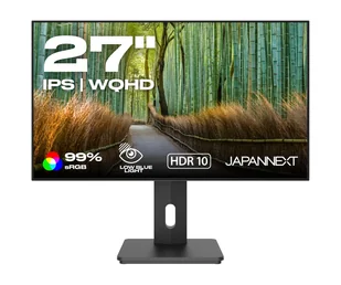JAPANNEXT JN-27IPS4FLWQHDR-HSP 27" 2560 x 1440 px Wide Quad HD LCD Czarny - Monitory - miniaturka - grafika 1