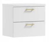 Szafki łazienkowe - Szafka łazienkowa Luna 60 Gold Złote Uchwyty Producent - miniaturka - grafika 1