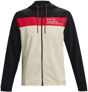 Kurtki męskie - Under Armour Sportstyle Athletic Windbreaker Jacket 1370358-001 Rozmiar: S - grafika 1