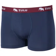 Majtki męskie - Męskie bokserki Zulu Bambus 210 Rozmiar: M / Kolor: niebieski/czerwony - miniaturka - grafika 1