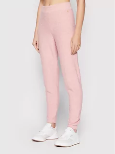 Spodnie damskie - Guess Spodnie materiałowe Reeda W1RR18 Z2XW0 Różowy Regular Fit - grafika 1
