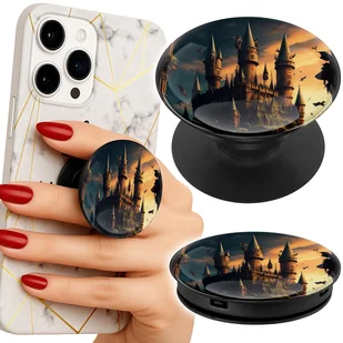 Uchwyt do telefonu Popsocket na palce/stojak DLA FANA MAGII RÓŻDŻKA ZAMEK - Uchwyty samochodowe do telefonów - miniaturka - grafika 1