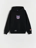 Bluzy dla chłopców - Reserved - Bluza oversize Pokémon - czarny - miniaturka - grafika 1