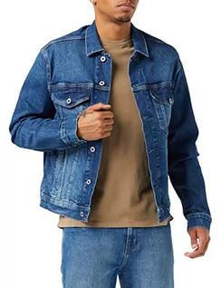 Kurtki męskie - Pepe Jeans Męska kurtka Pinner Denim, Denim, XXL - grafika 1