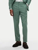 Garnitury - Selected Homme Spodnie garniturowe 16087871 Zielony Slim Fit - miniaturka - grafika 1