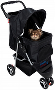 Sprzęt podróżny i transportery dla psów - Trixie TRIXIE wózek dla zwierząt 47x100x80cm czarny - miniaturka - grafika 1