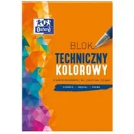 Szkolne artykuły papiernicze - Oxford Blok techniczny A4/10K 225G kolor 20szt) OXFORD - miniaturka - grafika 1