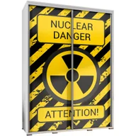 Szafy - Szafa 155 z Grafiką Nuclear Danger Penelopa Maridex Biały Mat - miniaturka - grafika 1