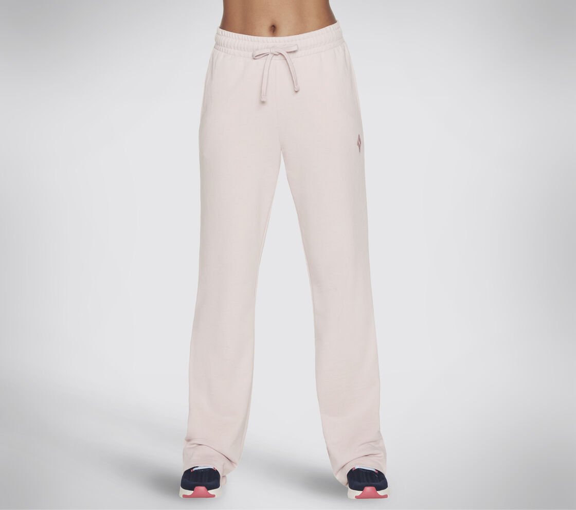 Spodnie dresowe damskie SKECHERS SKECH - SWEATS DIAMOND jasny różowy L