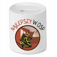 Skarbonki - SKARBONKA DLA STRAŻAKA NAJLEPSZY W OSP PREZENT z Nadrukiem ze Zdjęciem - miniaturka - grafika 1