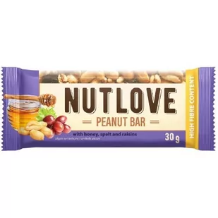 ALLNUTRITION Nutlove Peanut Bar Baton, 30g - Przekąski dla dzieci - miniaturka - grafika 1