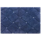 Dywaniki łazienkowe - Dywanik łazienkowy Chic 387461 Prostokątny Granatowy - miniaturka - grafika 1