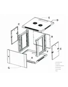 Szafy rack - EXTRALINK 4U 600X600 WALL-MOUNTED RACKMOUNT CABINET GREY - miniaturka - grafika 1
