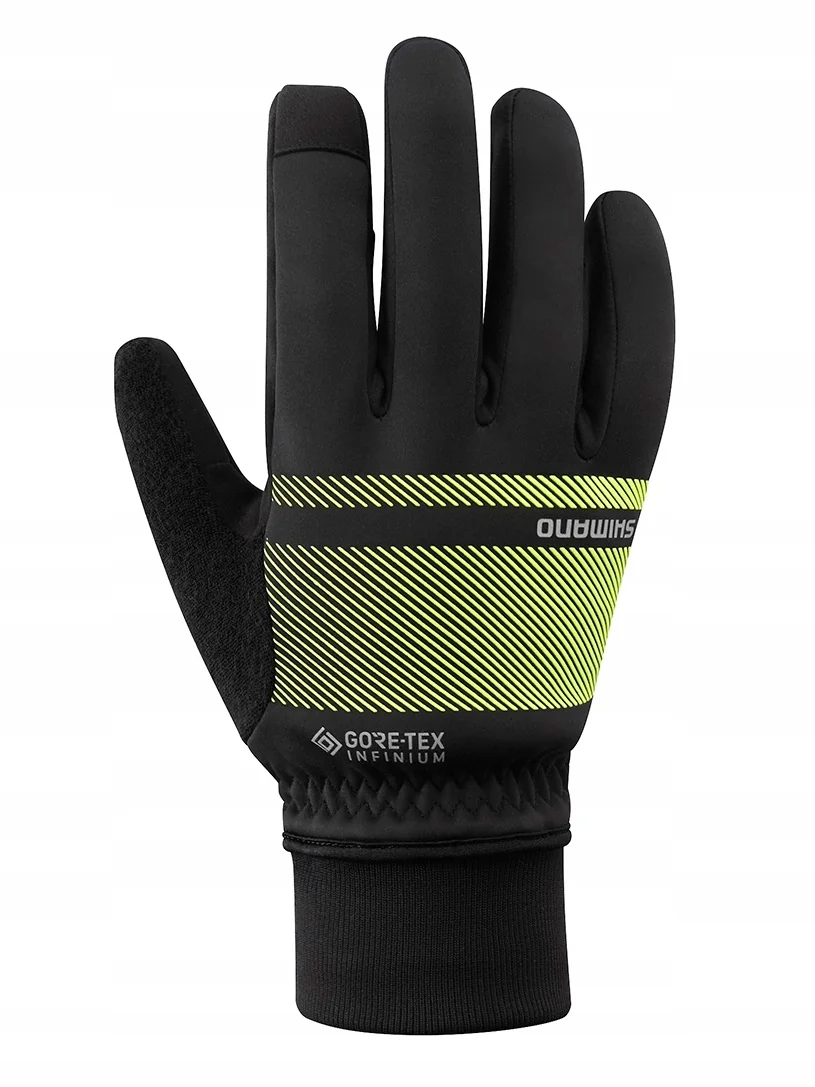 Shimano Infinium Primaloft czarno-żółte XL rękawic