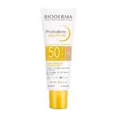 Podkłady do twarzy - Bioderma Photoderm Aquafluide SPF50+ ultralekki fluid do skóry normalnej odcień jasny 40 ml - miniaturka - grafika 1