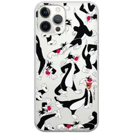 Etui i futerały do telefonów - ERT GROUP etui na telefon Iphone 12 PRO MAX, case oryginalny i oficjalnie licencjonowany przez Looney Tunes, wzór Sylvester 006, optymalnie dopasowane, plecki z TPU częściowo przeźroczyste - miniaturka - grafika 1