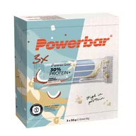 Batony proteinowe - Baton proteinowy Powerbar Protein+ 30% waniliowo-kokosowy 3 x 55 g - miniaturka - grafika 1