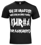 Koszulki męskie - koszulka GDY SIĘ URODZIŁEM SZATAN ZSZEDŁ NA ZIEMIĘ...-L - miniaturka - grafika 1