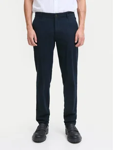 Jack&Jones Chinosy Marco Bowie 12279659 Niebieski Slim Fit - Spodnie męskie - miniaturka - grafika 1