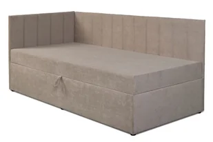 Tapczan Cropp Utario Velvet 2976 Beżowy - Łóżka - miniaturka - grafika 1