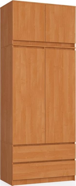 Fabryka Mebli Akord SZAFA Z NADSTAWKĄ S 90 cm 2 DRZWI 2 SZUFLADY OLCHA