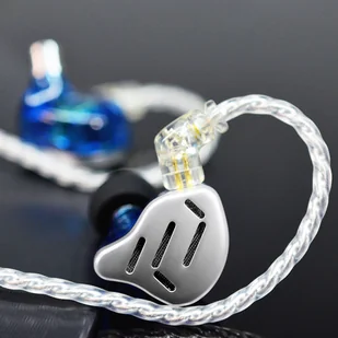 KZ ZAX In Ear Wired Earphones 1DD 7BA HiFi with Mic- Silver - Słuchawki - miniaturka - grafika 12