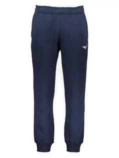 Spodnie sportowe męskie - Mizuno Spodnie dresowe "Taranto" w kolorze granatowym - grafika 1