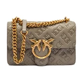 Torebki damskie - Pinko Skórzana torebka na ramię LOVE ONE MINI - miniaturka - grafika 1