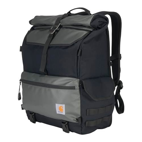 Carhartt Nylonowa rolka Top, Heavy Duty Water-Resistant Backpack, czarny, jeden rozmiar