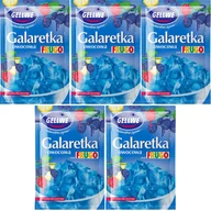 Galaretki - Gellwe Galaretka o smaku Frugo niebieska 72 g x 5 sztuk - miniaturka - grafika 1