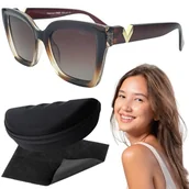 Okulary przeciwsłoneczne - Okulary Przeciwsłoneczne Damskie Prius Polaryzacja Etui Ściereczka Kocie - miniaturka - grafika 1