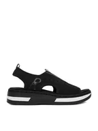 Sandały damskie - Rieker Sandały CEO-V59B5-00 Czarny - miniaturka - grafika 1