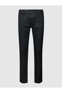 Jeansy z naszywką z logo ze skóry model REVEND - G-Star Raw - Spodnie męskie - miniaturka - grafika 1