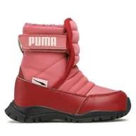 Buty dla dziewczynek - Śniegowce Puma Nieve WTR AC Inf 380746 04 Brązowy - miniaturka - grafika 1