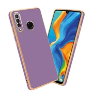 Etui i futerały do telefonów - Pokrowiec Do Huawei P30 LITE Etui w Glossy Purpura - Złoto TPU Silikonowe Obudowa Case Cover Cadorabo - miniaturka - grafika 1