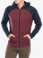 Bluzy sportowe męskie - Bluza polarowa Dynafit 24/7 Polartec Zip Hoody - burgundy - miniaturka - grafika 1