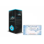 Soczewki kontaktowe - Acuvue Oasys + EyeLove Comfort 360 ml - miniaturka - grafika 1