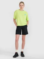 Spodenki damskie - 4F Spodenki plażowe damskie - czarne L - miniaturka - grafika 1