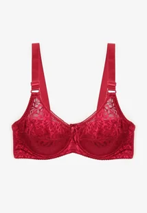 Bordowy Biustonosz Typu Full Cup z Regulowanymi Ramiączkami Vikiianae - Biustonosze - miniaturka - grafika 1