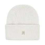 Czapki damskie - Tommy Hilfiger Czapka | z dodatkiem wełny - miniaturka - grafika 1