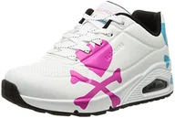 Trampki damskie - Skechers Damskie trampki UNO, białe, 2 UK - miniaturka - grafika 1