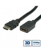 Kable - VALUE Kabel HDMI High Speed z Ethernetem, HDMI M - HDMI F 2m - miniaturka - grafika 1
