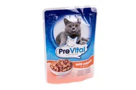 Mokra karma dla kotów - PreVital 100G Z ŁOSOSIEM W SOSIE Zakupy dla domu i biura! 61292835 - miniaturka - grafika 1
